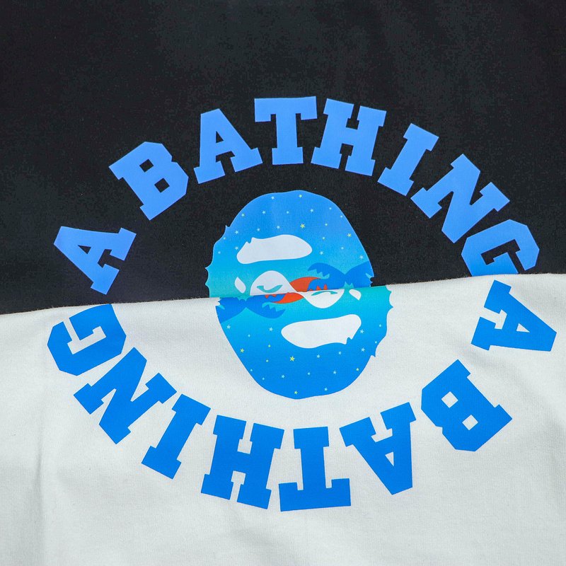 Футболка Bape Beach Print Front "Black" фото № 7