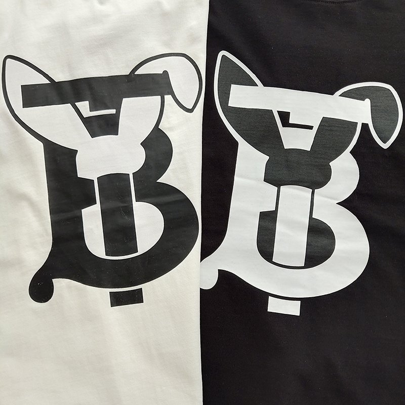 Футболка Burberry With An Animated Logo "Black" фото № 3