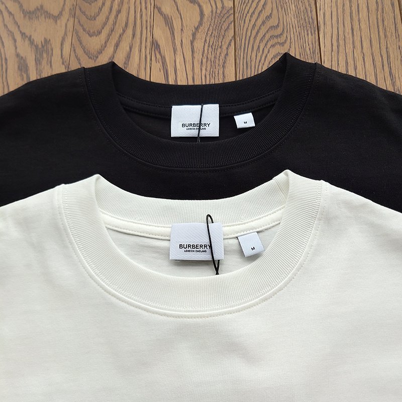 Футболка Burberry With An Animated Logo "Black" фото № 4