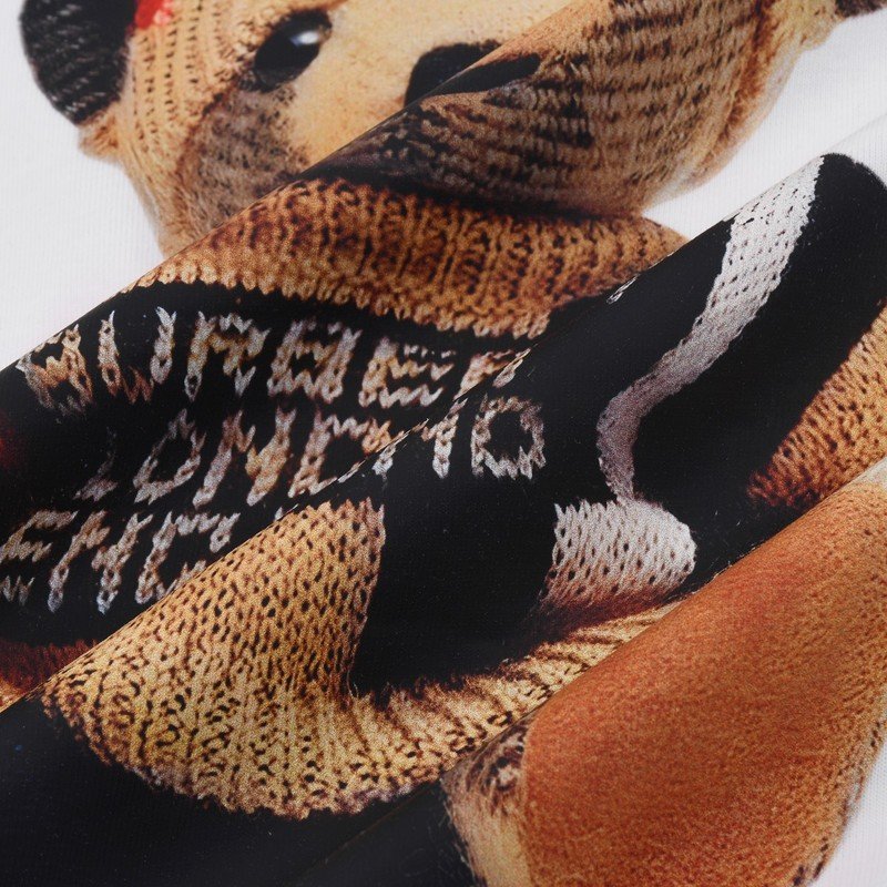 Футболка Burberry With An Animalistic Print — Bright "White" фото № 4