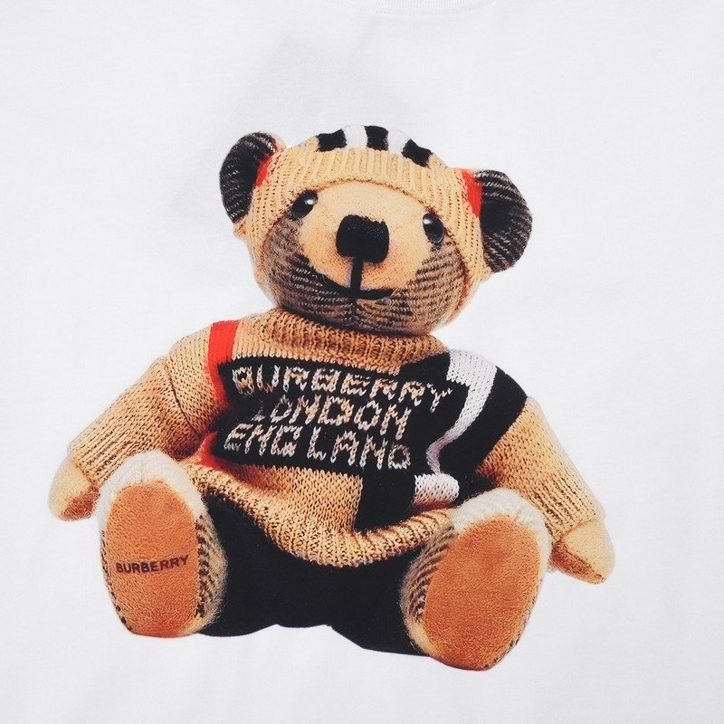 Футболка Burberry With An Animalistic Print — Bright "White" фото № 6