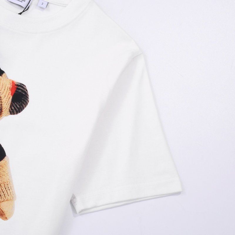 Футболка Burberry With An Animalistic Print — Bright "White" фото № 7