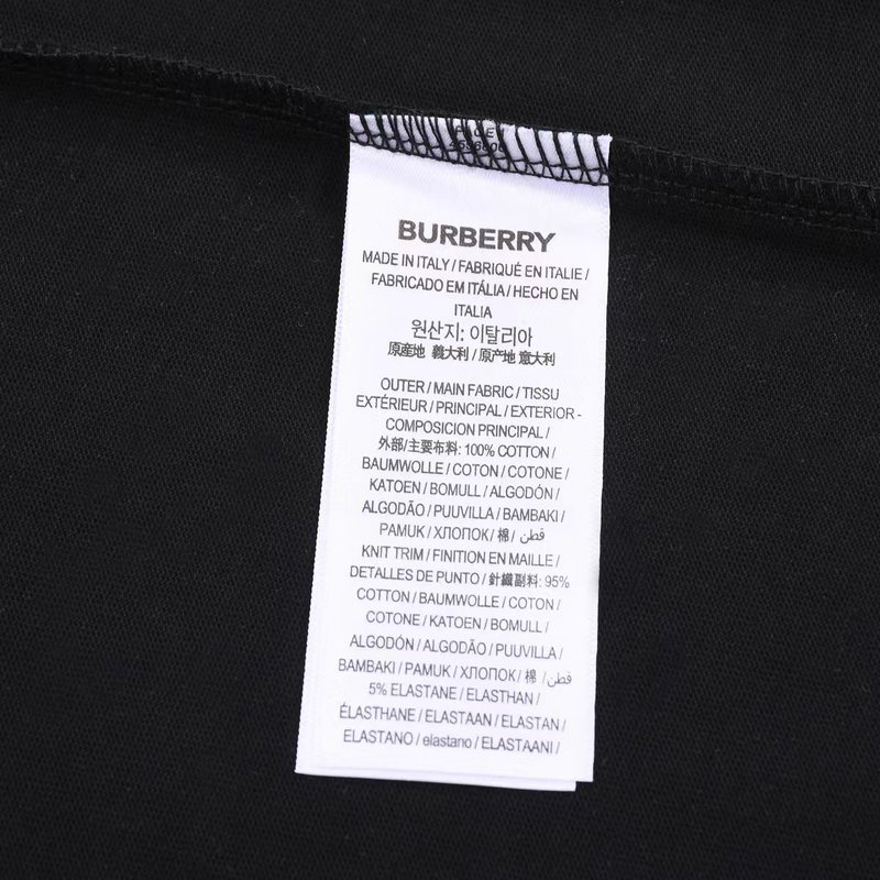 Футболка Burberry Three-Dimensional Logo II "Black" фото № 3