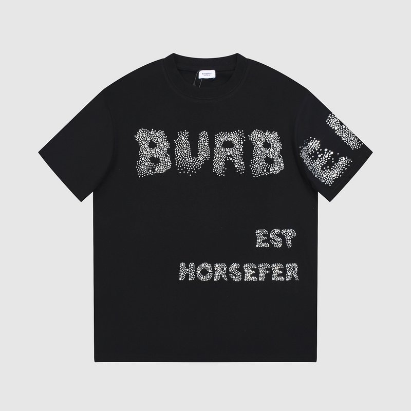 Футболка Burberry Ablished Ryroad - Text "Black" фото № 2