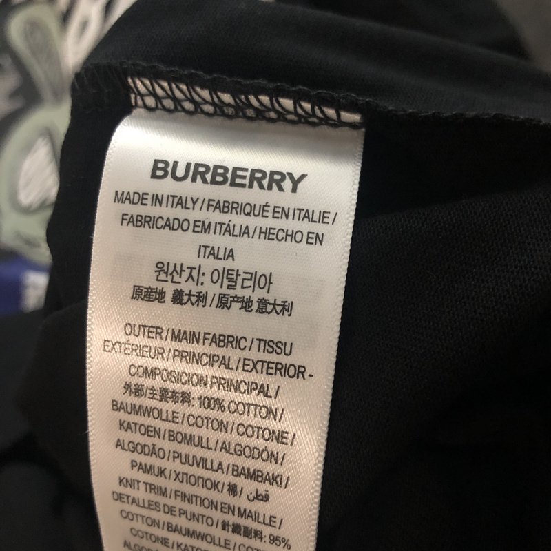 Футболка Burberry Rock And Roll "Black" фото № 8