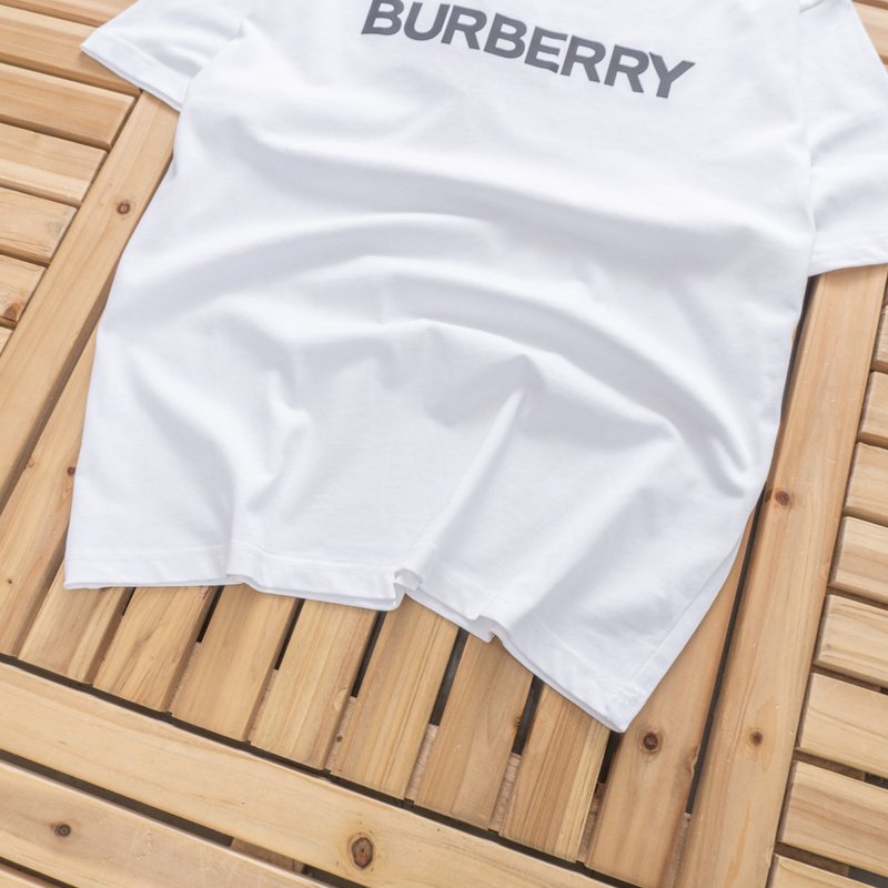 Футболка Burberry Front Logo Inscription "White" фото № 7