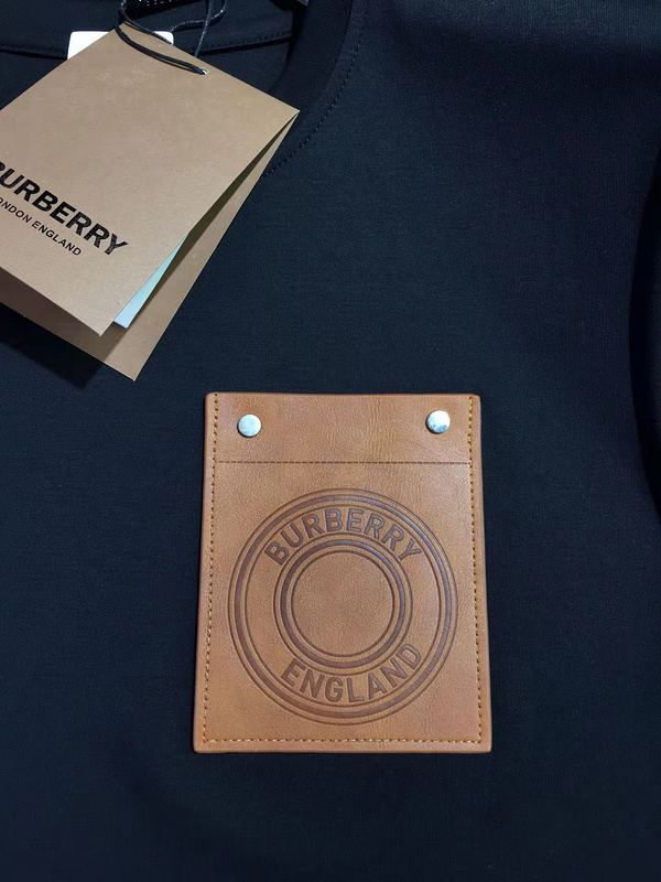Футболка Burberry Logo On The Pocket "Black" фото № 2