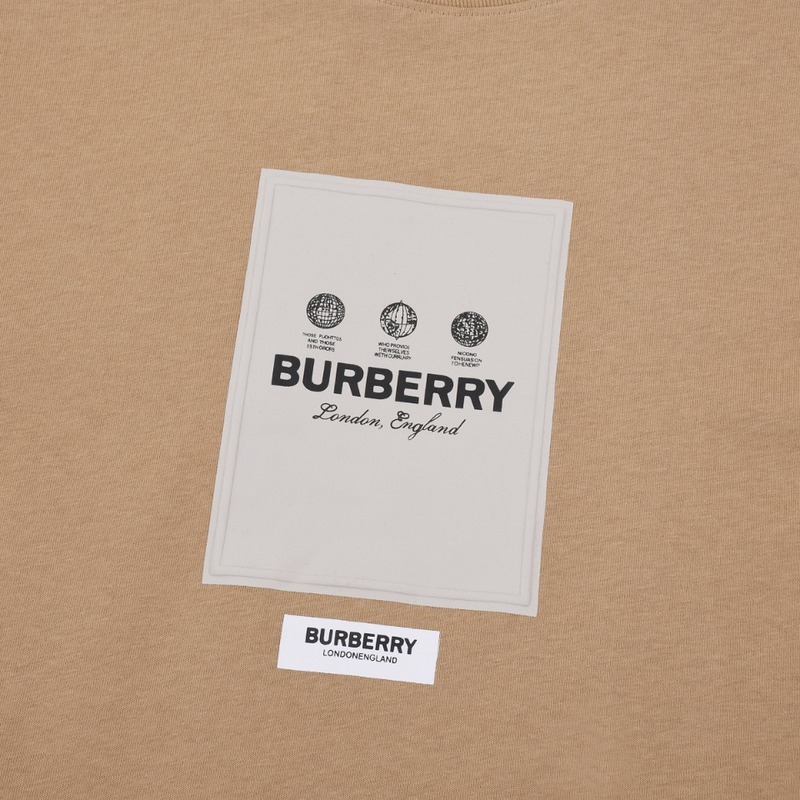 Футболка Burberry With A Sign "Beige" фото № 3