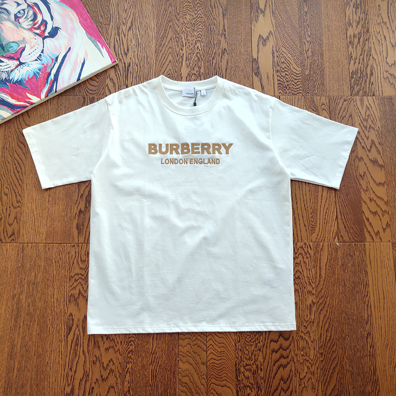 Футболка Burberry London "White" фото № 2