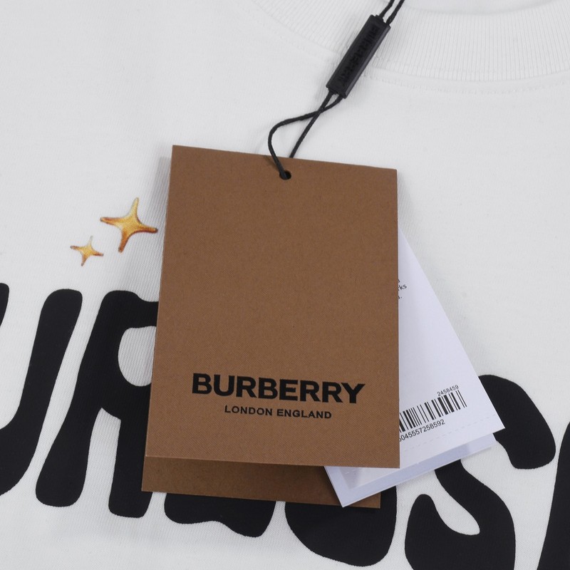 Футболка Burberry Bear And Stars Print "White" фото № 7