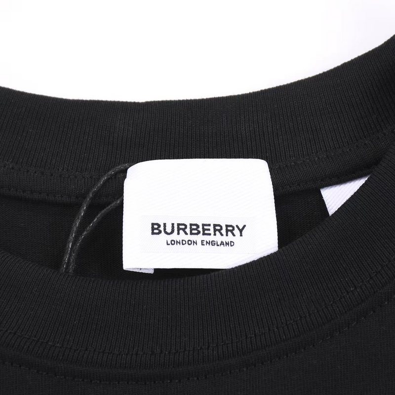 Футболка Burberry Logo With Top View "Black" фото № 5