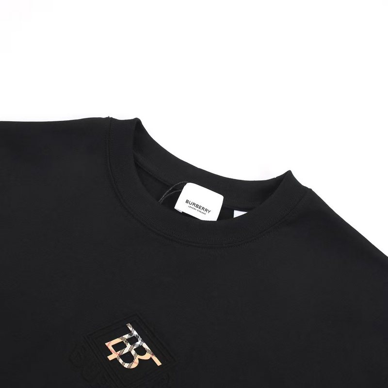 Футболка Burberry Logo With Top View "Black" фото № 4
