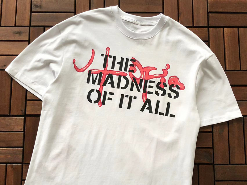 Футболка Cactus Jack Merch Flaming Dragon "White" фото № 5