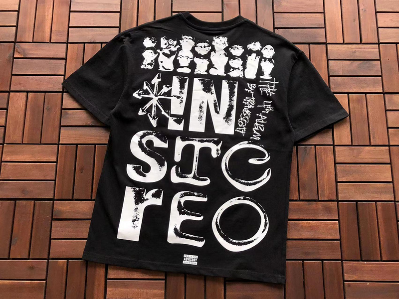 Футболка Cactus Jack Merch Man With Dreadlocks Print "Black" фото № 2