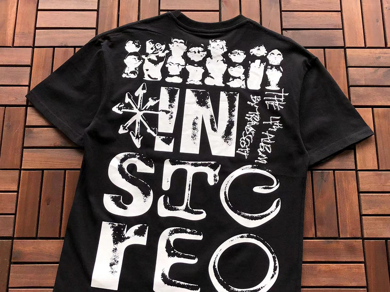 Футболка Cactus Jack Merch Man With Dreadlocks Print "Black" фото № 7