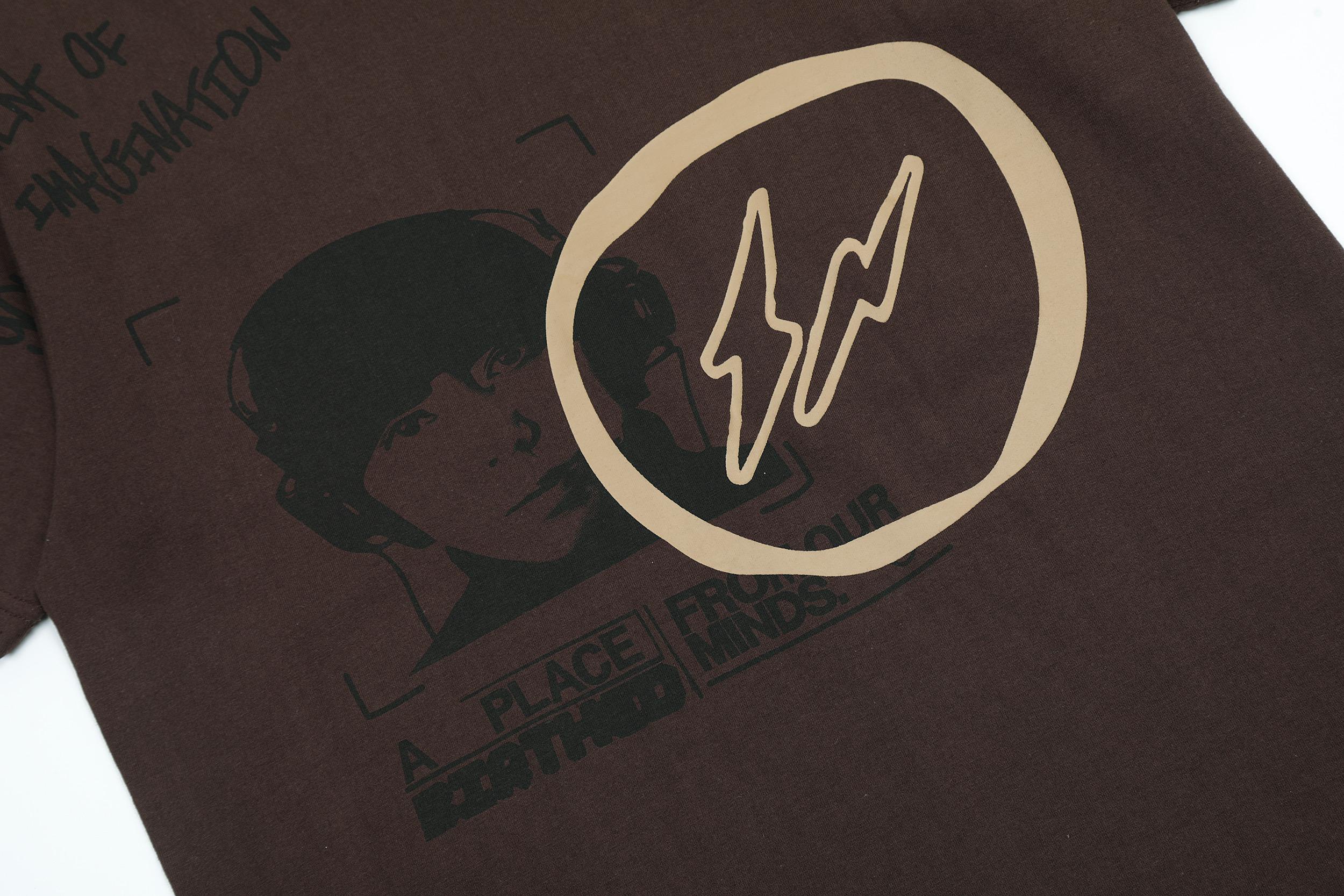 Футболка Cactus Jack A Place Birthed "Brown" фото № 4