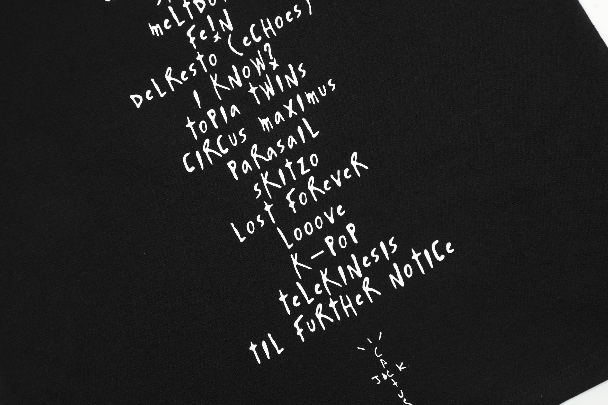 Футболка Cactus Jack Utopia Album "Black" фото № 8