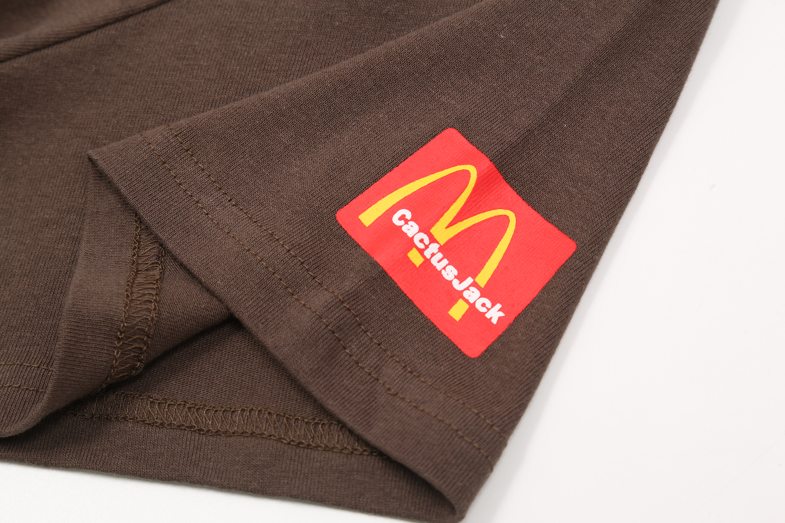 Футболка Cactus Jack Merch McDonald’s French Fries "Brown" фото № 4