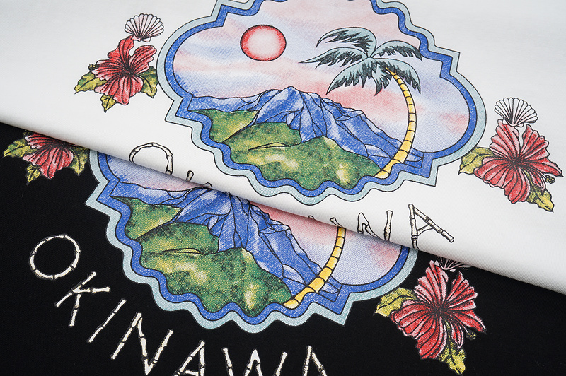 Футболка Casablanca Island Painting "White" фото № 3