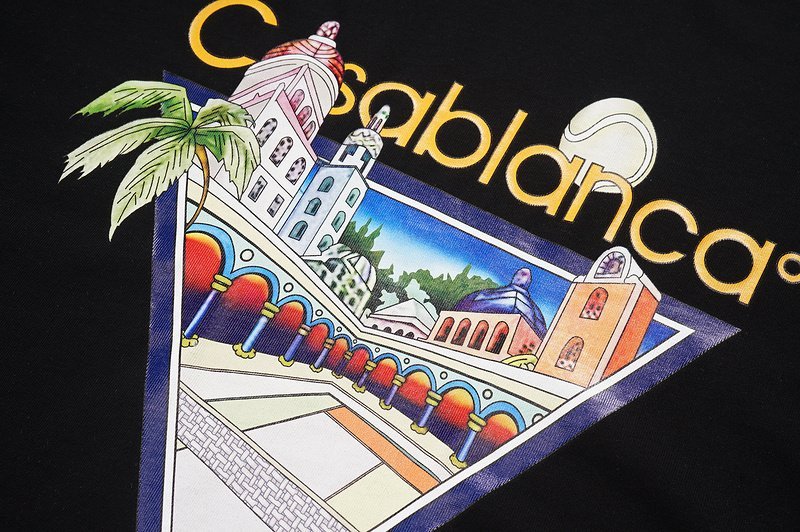 Футболка Casablanca Cityscape Print "Black" фото № 4