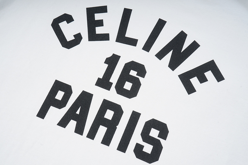 Футболка Celine Number 16 "White" фото № 6