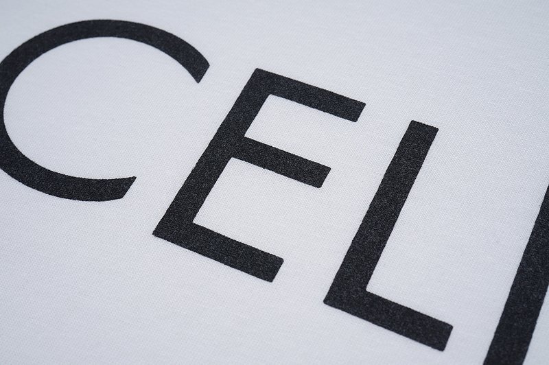 Футболка Celine Dark And Light "White" фото № 9