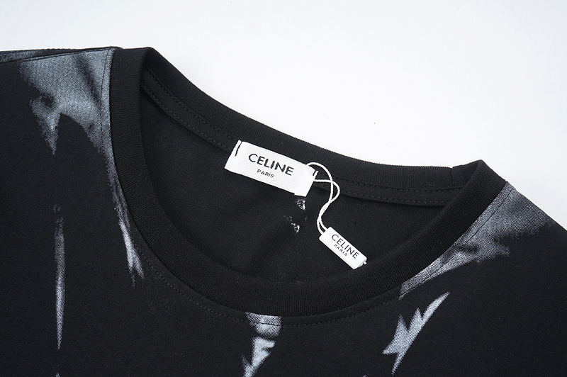 Футболка Celine Variety Of Lines "Black" фото № 5
