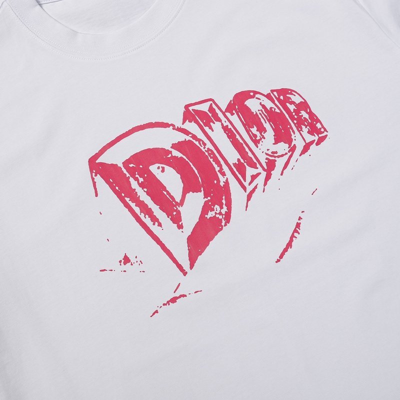 Футболка Christian Dior Graphic Logo "White" фото № 7
