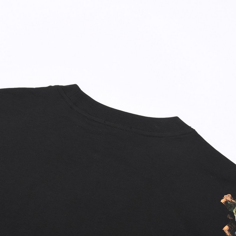 Футболка Christian Dior Splattered With Paint "Black" фото № 3