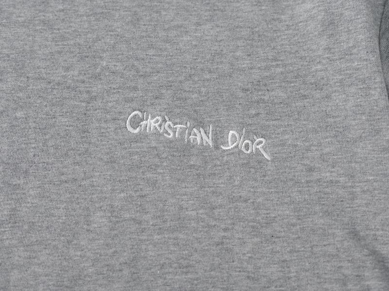 Футболка Christian Dior Little Frontside Logo Christian Dior "Gray" фото № 4