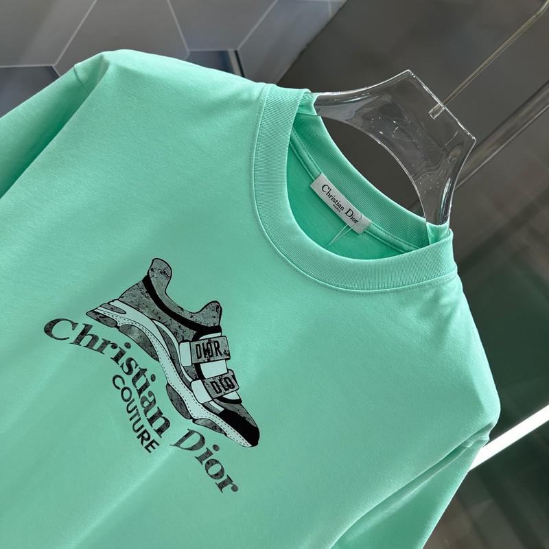 Футболка Christian Dior One Sneaker Frontside Logo "Blue" фото № 3