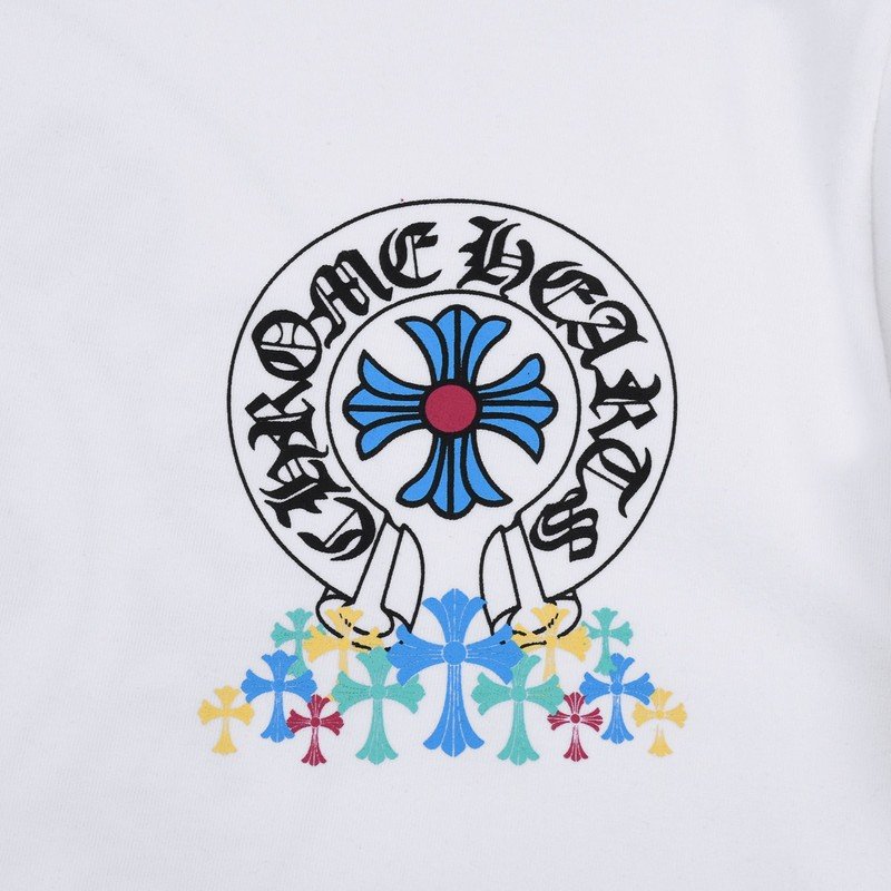 Футболка Chrome Hearts Gothic Style "White" фото № 3