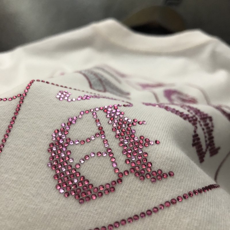 Футболка Chrome Hearts With A Diamond Logo "White" фото № 6