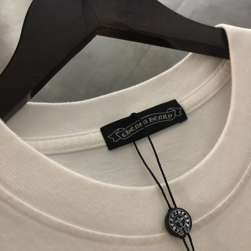 Футболка Chrome Hearts With A Diamond Logo "White" фото № 7