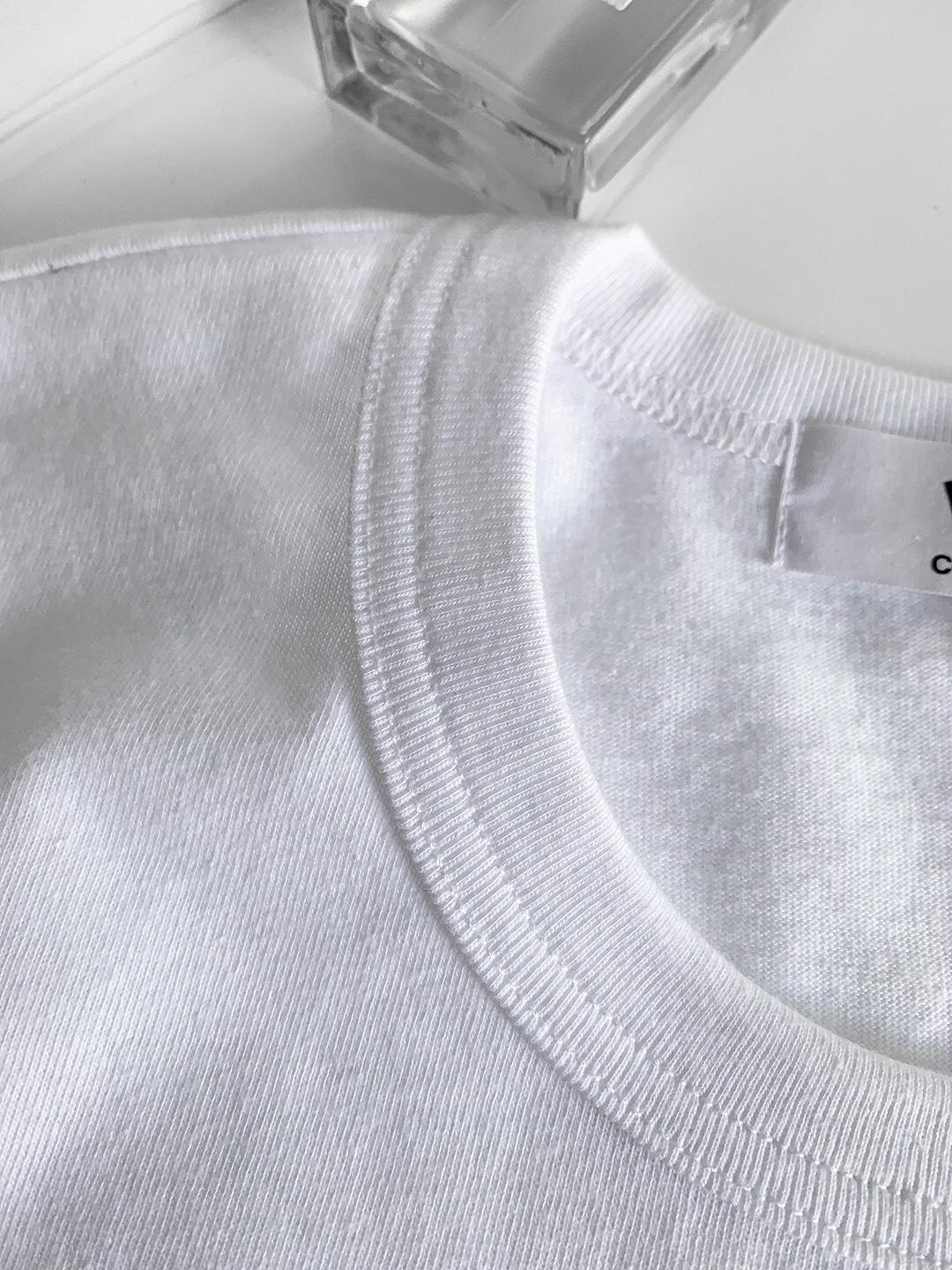 Футболка Comme des Garçons Play Small Black Heart Blue Eyes "White" фото № 6