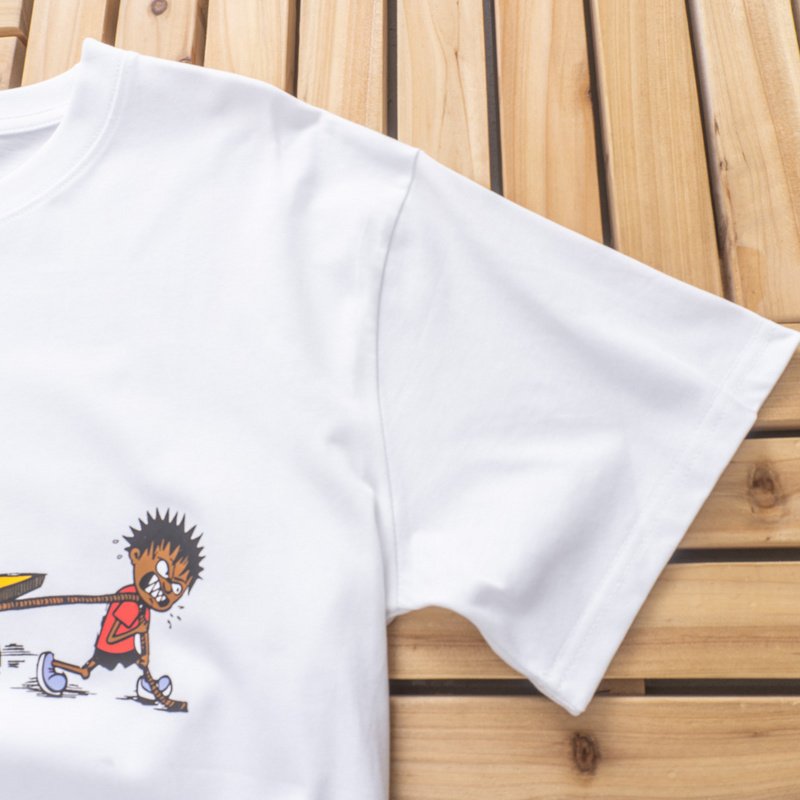 Футболка Corteiz Chisel Cactus Star Man Logo Prints "White" фото № 4