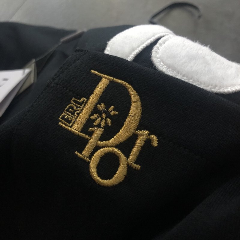 Футболка Dior Logo And Soft Patch "Black" фото № 6