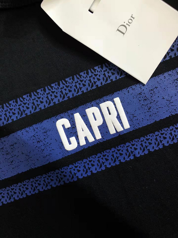 Футболка Dior Capri Inscription "Black" фото № 3