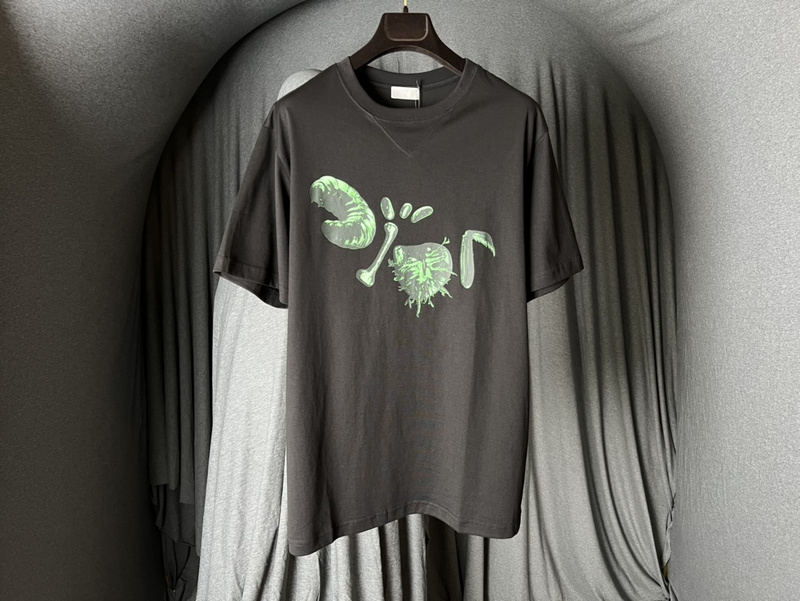 Футболка Dior Insect Logo "Black" фото № 5