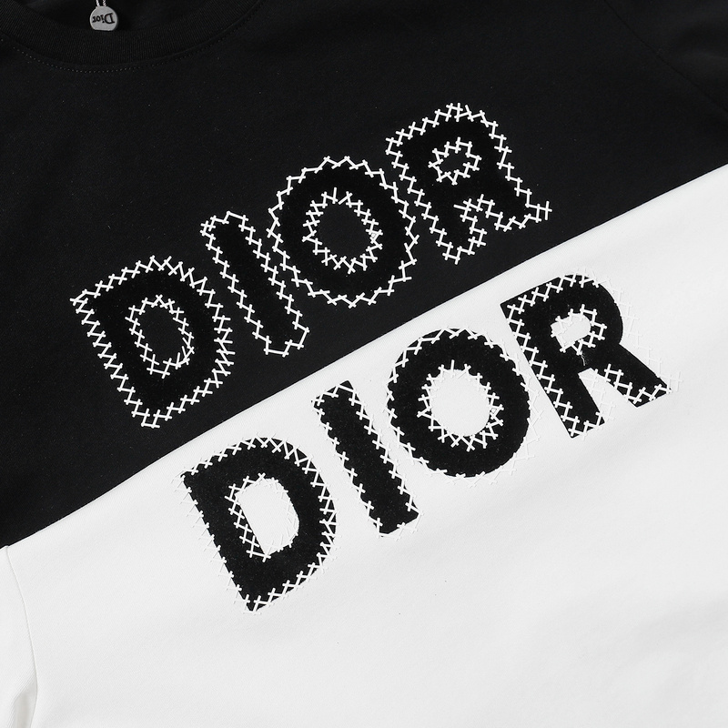 Футболка Dior With Attached Logo "White" фото № 5