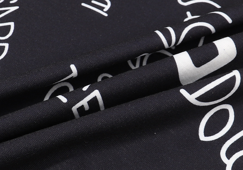 Футболка Dolce Gabbana Set Of Letters "Black" фото № 2