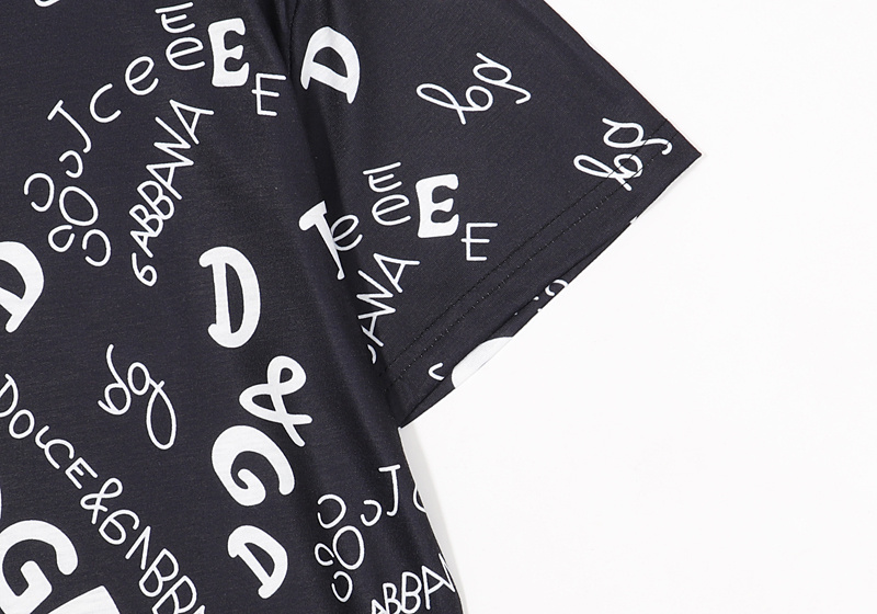 Футболка Dolce Gabbana Set Of Letters "Black" фото № 5