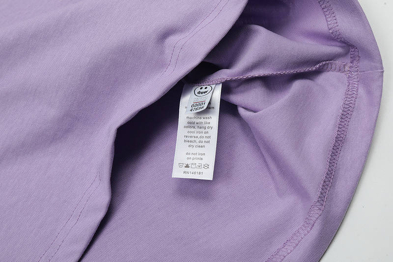 Футболка Drew House Smiley Without A Mouth "Lilac" фото № 5