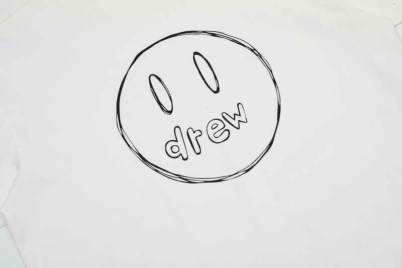 Футболка Drew House Big Smiley With Logo "White" фото № 2