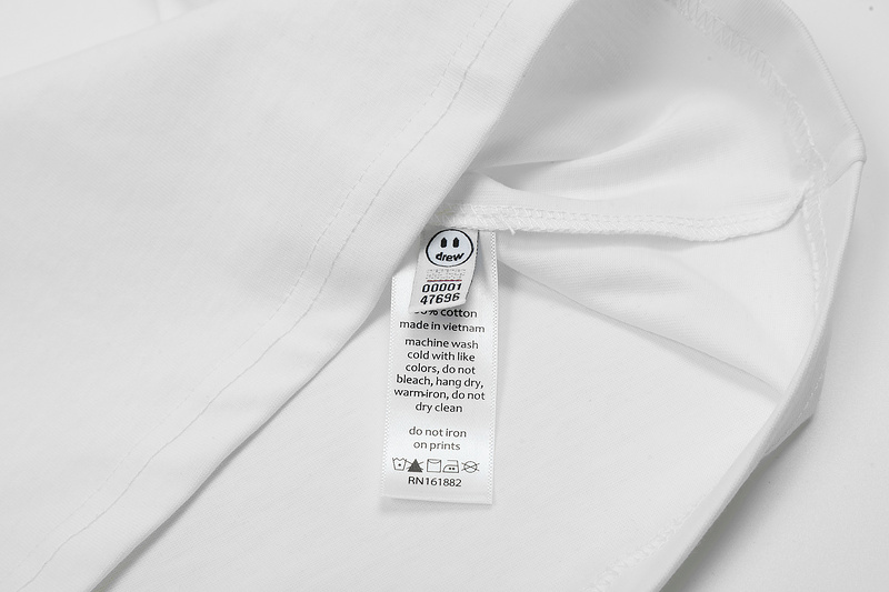 Футболка Drew House Big Smiley With Logo "White" фото № 5