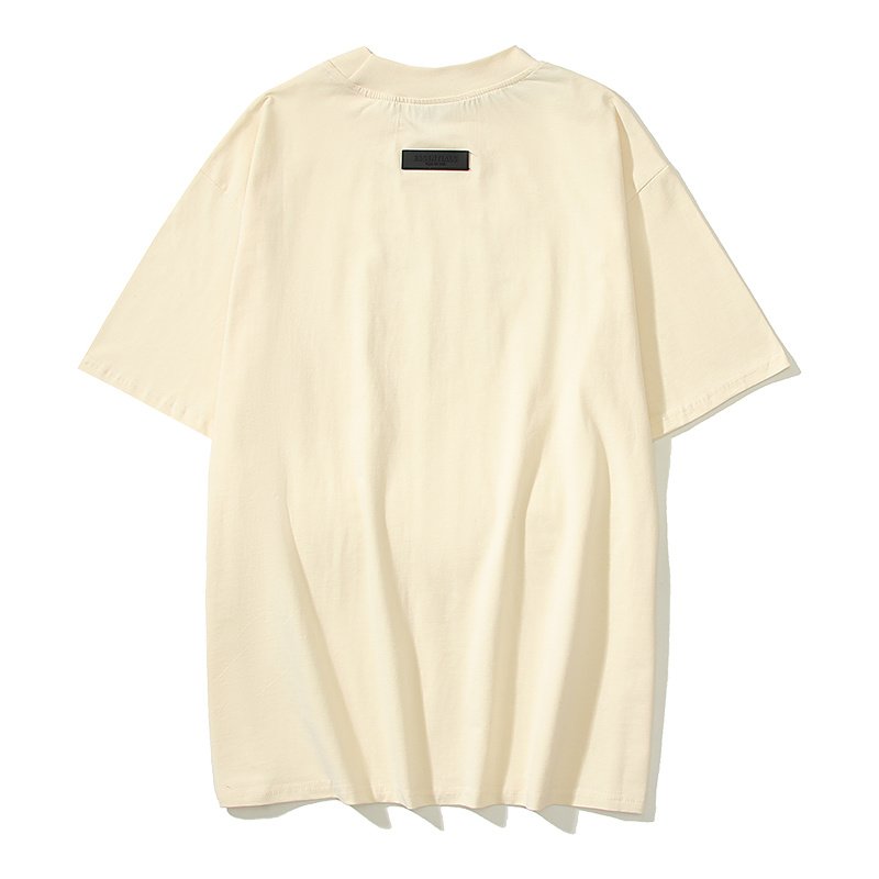 Футболка Fear Of God Logo Print "Cream" фото № 2