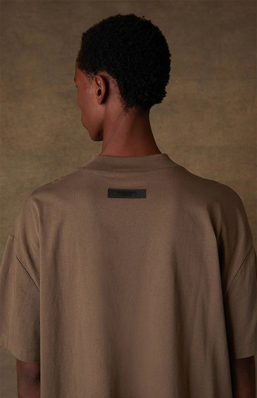 Футболка Fear Of God Cotton Logo "Brown" фото № 3