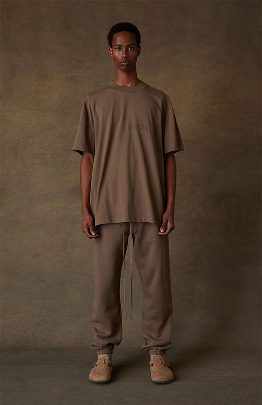 Футболка Fear Of God Cotton Logo "Brown" фото № 6