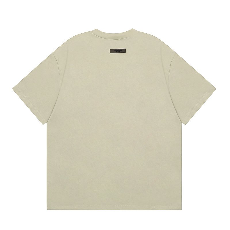 Футболка Fear Of God With Text "Beige/Gray" фото № 2