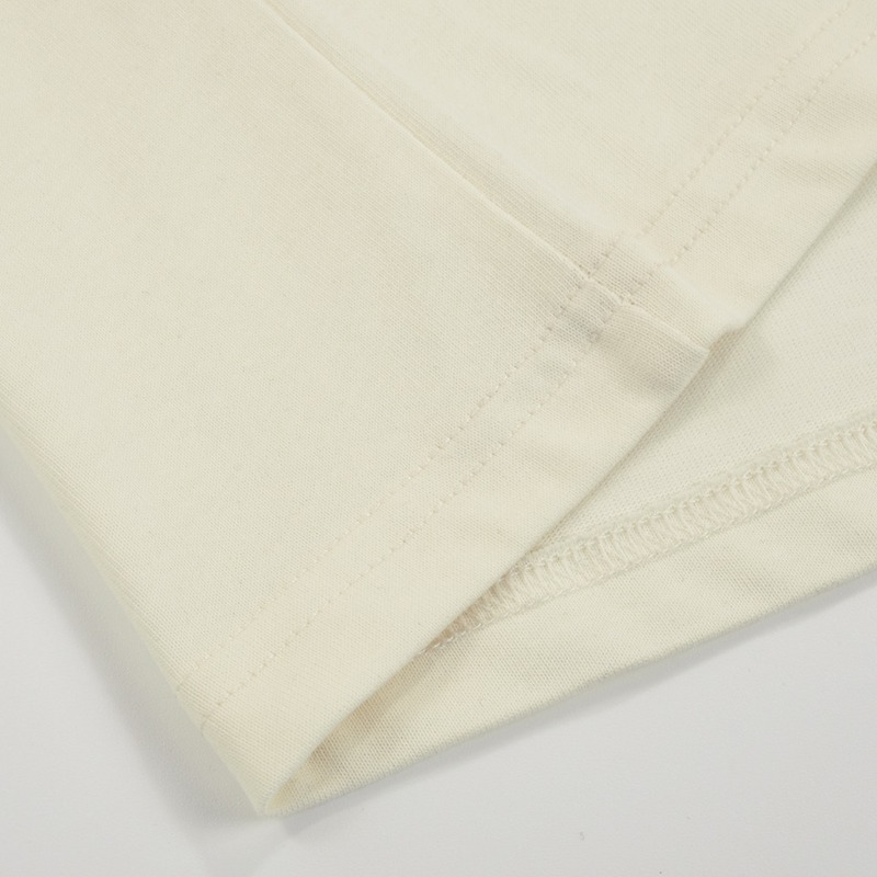 Футболка Fendi With Brand Patterns On The Sleeve "Cream" фото № 6